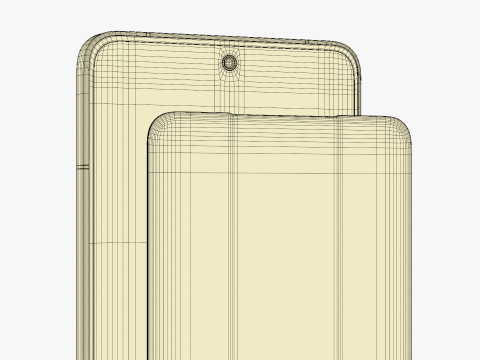 Xiaomi POCO F7 Ultra Yellow 3D Модель