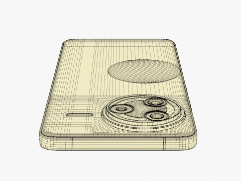 Xiaomi POCO F7 Ultra Yellow 3D Модель