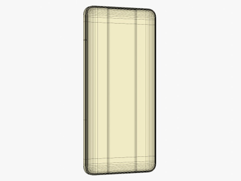 Xiaomi POCO F7 Ultra Yellow 3D Модель