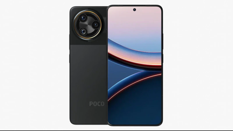 Xiaomi POCO F7 Ultra Black 3D Model .c4d .max .obj .3ds .fbx .stl .blend 