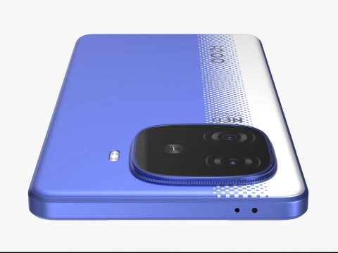 Vivo iQOO Neo 10R Raging Blue 3D Model