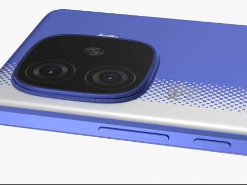 Vivo iQOO Neo 10R Raging Blue Modèle 3D