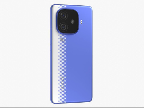 Vivo iQOO Neo 10R Raging Blue Modèle 3D