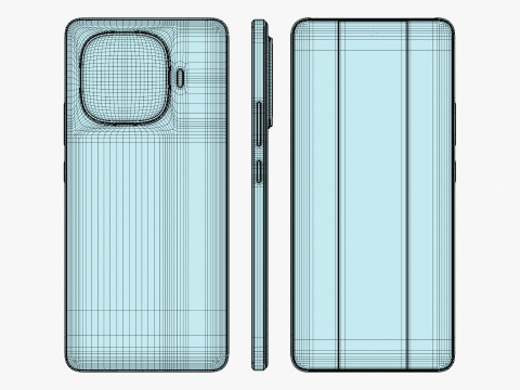 Vivo iQOO Neo 10R Raging Blue Modèle 3D