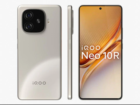 Vivo iQOO Neo 10R MoonKnight Titanium 3D Model