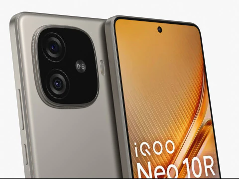 Vivo iQOO Neo 10R MoonKnight Titanium 3D Model