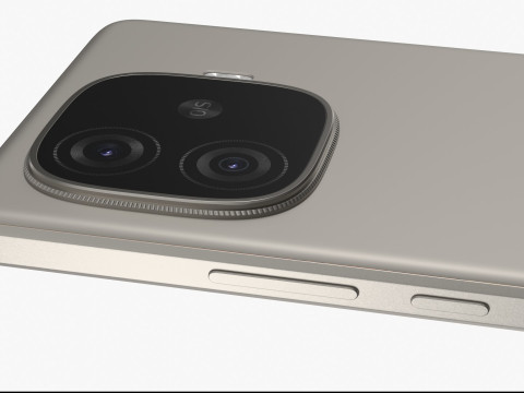 Vivo iQOO Neo 10R MoonKnight Titanium 3D Модель