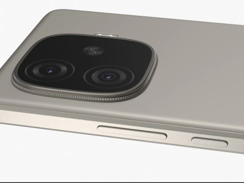 Vivo iQOO Neo 10R MoonKnight Titanium 3D Model