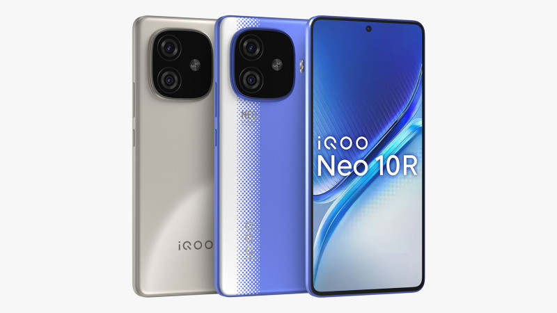 Vivo iQOO Neo 10R 3D Модель .c4d .max .obj .3ds .fbx .stl .blend
