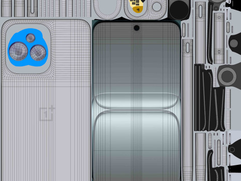 OnePlus 13T White 3D Модель