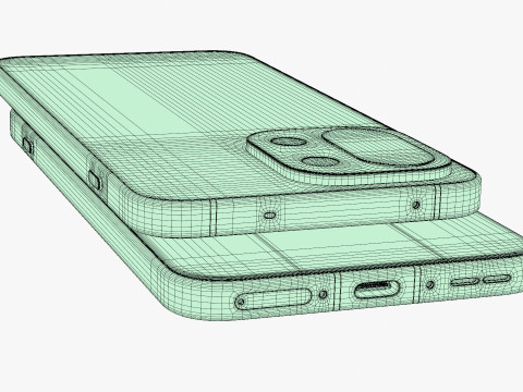 OnePlus 13T White 3D Модель