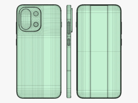OnePlus 13T Pink 3D-Modell