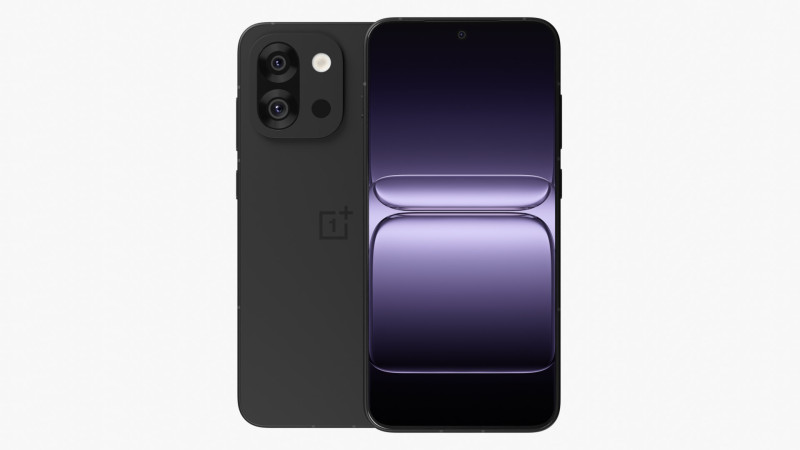 OnePlus 13T Black 3D Модель .c4d .max .obj .3ds .fbx .stl .blend 