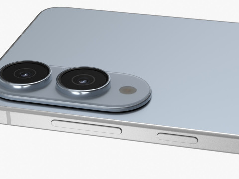 Samsung Galaxy S25 Edge Titanium Icyblue Modello 3D