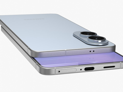 Samsung Galaxy S25 Edge Titanium Icyblue Modello 3D