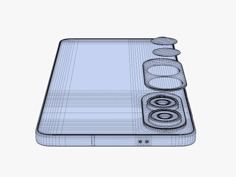 Samsung Galaxy S25 Edge Titanium Icyblue Modello 3D