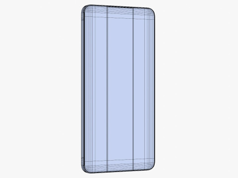 Samsung Galaxy S25 Edge Titanium Icyblue Modello 3D