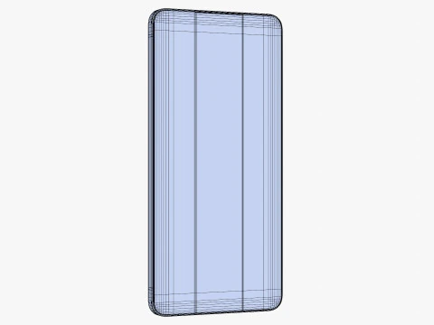 Samsung Galaxy S25 Edge Titanium Icyblue 3D Model