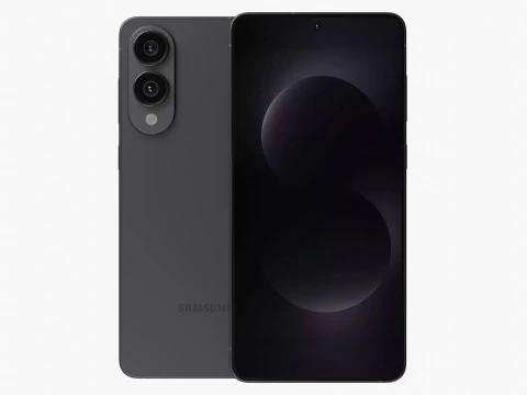 Samsung Galaxy S25 Edge Titanium Jetblack 3D Model