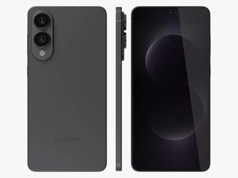 Samsung Galaxy S25 Edge Titanium Jetblack 3D Model