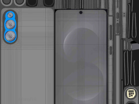 Samsung Galaxy S25 Edge 3D Model
