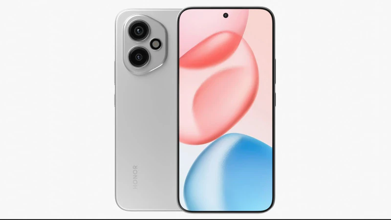 HONOR 400 Meteor Silver 3D Model .c4d .max .obj .3ds .fbx .stl .blend 