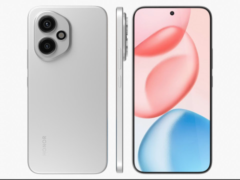 HONOR 400 Meteor Silver 3D-Modell