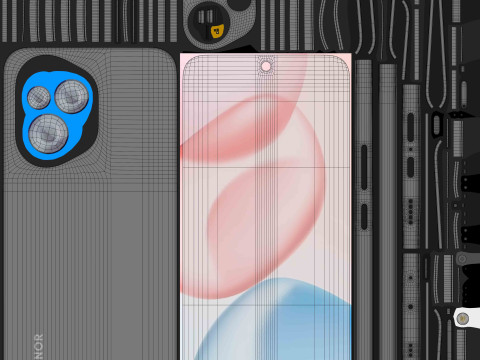 HONOR 400 Midnight Black Modelo 3D