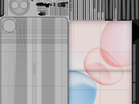 HONOR Pad 10 Gray Modello 3D