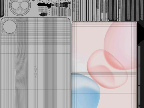 HONOR Pad 10 Gray 3D Model