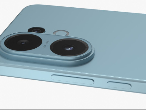 Vivo S30 Blue 3D मॉडल