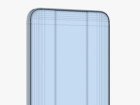 Vivo S30 Blue 3D मॉडल