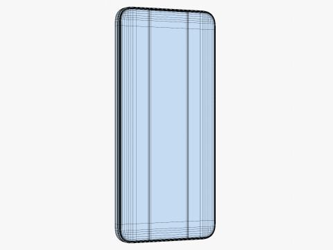 Vivo S30 Blue 3D मॉडल