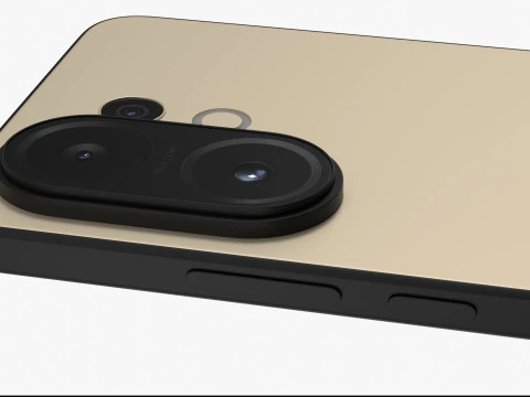 Vivo S30 Yellow 3D Model
