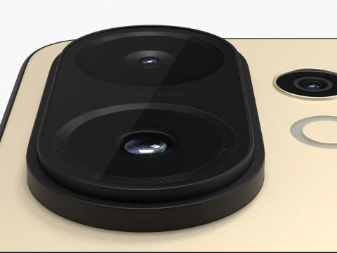 Vivo S30 Yellow 3D Model