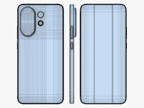 Vivo S30 Yellow 3D 模型