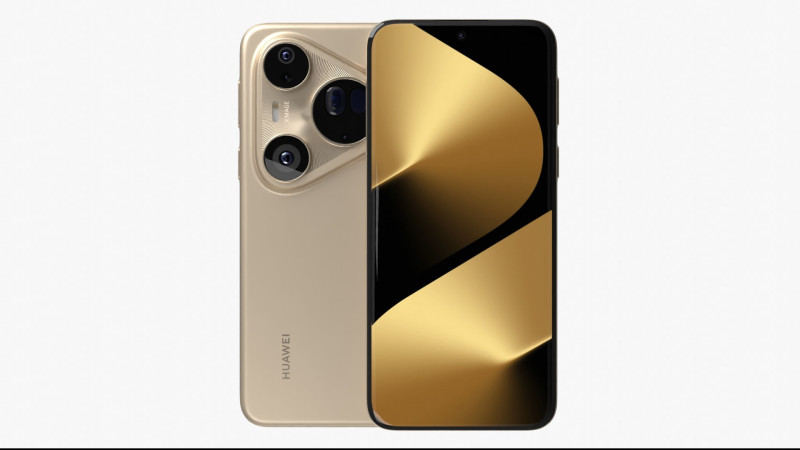 Huawei Pura 80 Ultra Gold 3D Model .c4d .max .obj .3ds .fbx .stl .blend 