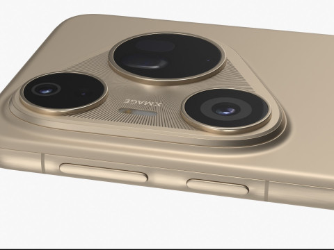 Huawei Pura 80 Ultra Gold 3D Model