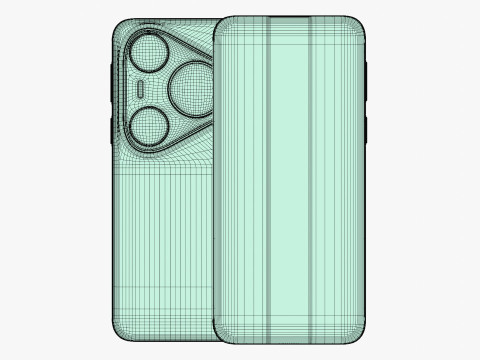Huawei Pura 80 Ultra Gold 3D Model