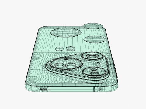 Huawei Pura 80 Ultra Gold 3D Model