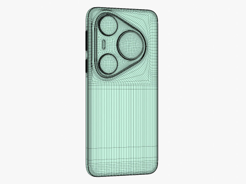 Huawei Pura 80 Ultra Gold 3D Model
