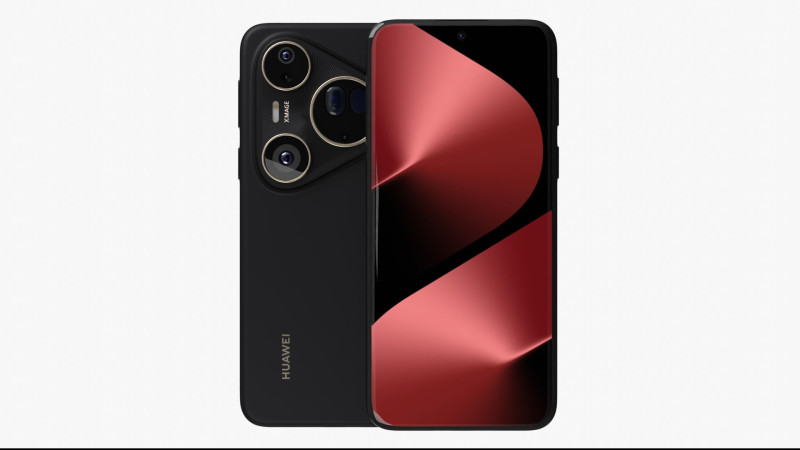 Huawei Pura 80 Ultra Black 3Dモデル .c4d .max .obj .3ds .fbx .stl .blend