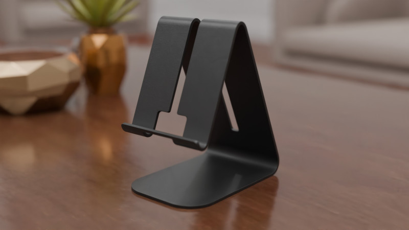 Phone Stand 3D Druckmodell .c4d .max .obj .3ds .fbx .stl .blend