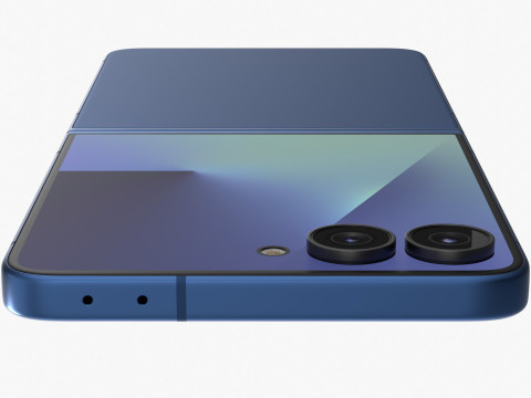 Samsung Galaxy Z Flip 7 Blue Shadow 3D Model