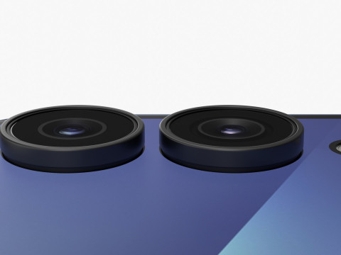 Samsung Galaxy Z Flip 7 Blue Shadow 3D Model