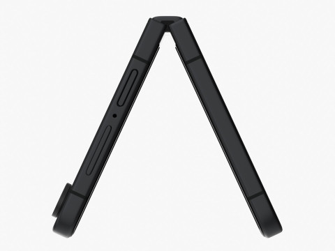 Samsung Galaxy Z Flip 7 Jetblack 3Dモデル