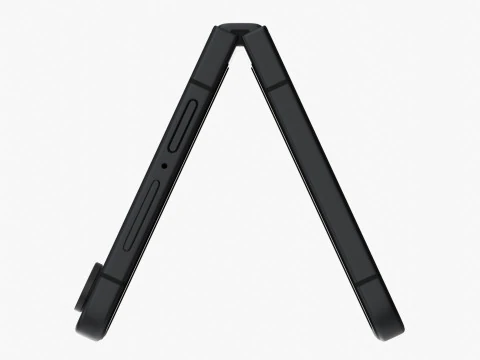Samsung Galaxy Z Flip 7 Jetblack 3D Model