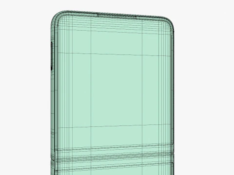 Samsung Galaxy Z Flip 7 Jetblack 3D Model