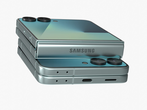 Samsung Galaxy Z Flip 7 Mint 3D Model