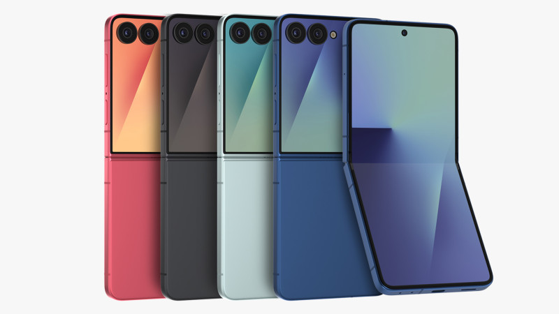 Samsung Galaxy Z Flip 7 3D Modell .c4d .max .obj .3ds .fbx .stl .blend 